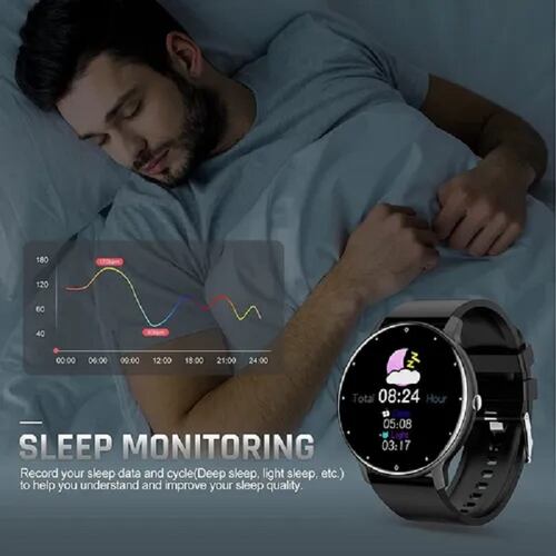 Reloj Inteligente Deportivo Impermeable Para Hombre Negro