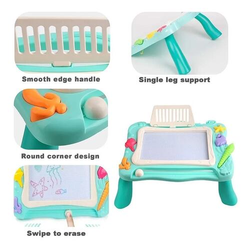 Tablero De Dibujo Magnético De Escritura Borrable Para Niños
