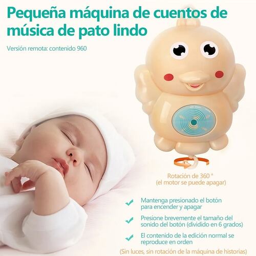 Sonaja Móvil Bebé Cuna Unisex Giratoria Rosa