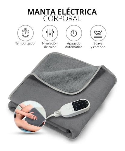 Cojin Electrico Terapia De Calor Dolor Muscular