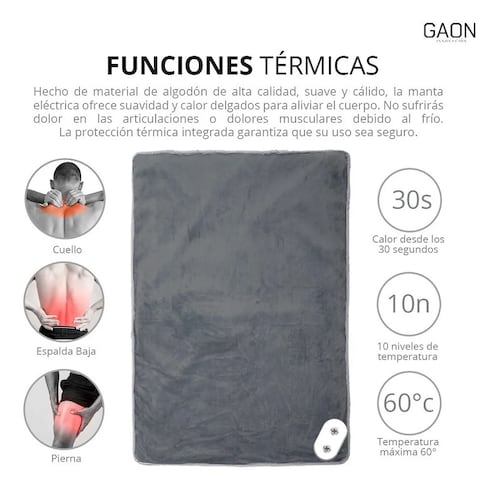 Cojin Electrico Terapia De Calor Dolor Muscular