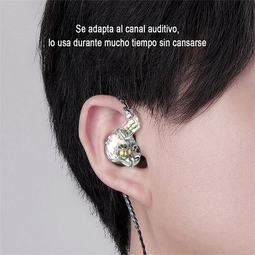 Audífonos In-ear Trn Mt1 Blanco Transparente,con Micrófono