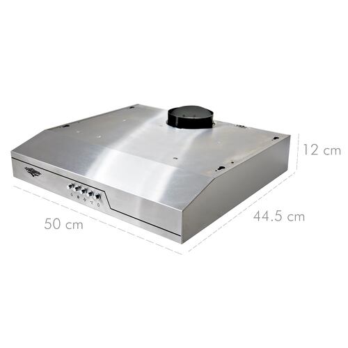Campana Extractora Purificadora Acero Inoxidable 50 cm Pared Cocina Gutstark