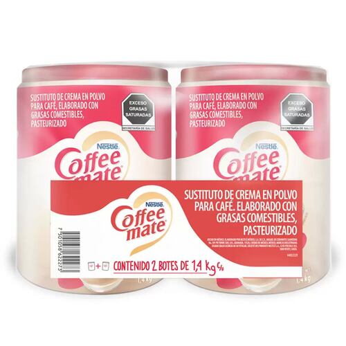Coffee Mate Duo Pack Sustituto De Crema 2 Botes De 1.4 Kg
