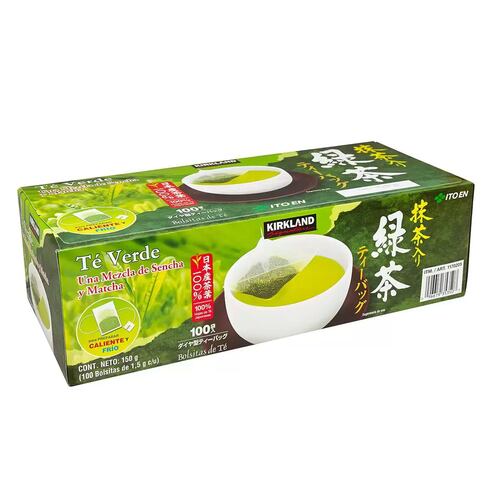 Té Verde Japonés 150g 100 Bolsas Kirkland Signature