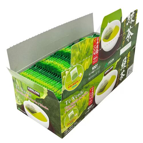 Té Verde Japonés 150g 100 Bolsas Kirkland Signature