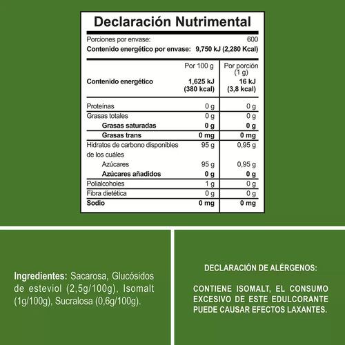 Svetia 600 Sobres De 1g Endulcorante Stevia Sustituto Azúcar