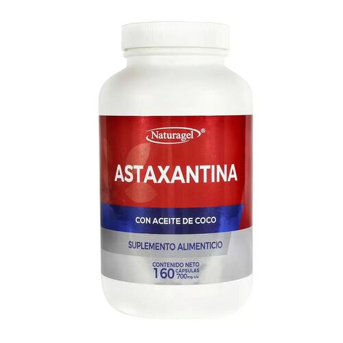  Astaxantina 160 Cápsulas De 700mg C/u Naturagel