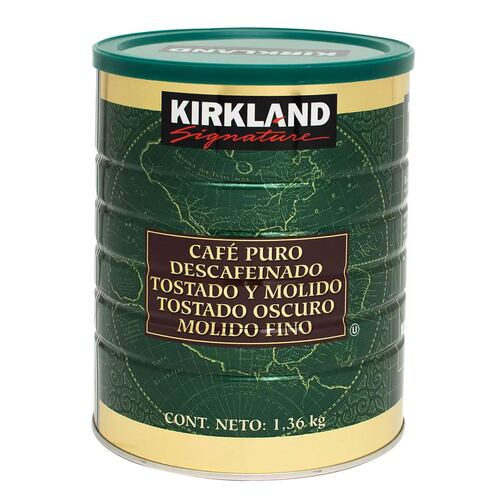 Café Molido Descafeinado Colombiano Tostado Oscuro 1.36 Kg