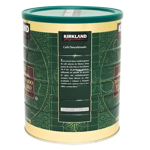 Café Molido Descafeinado Colombiano Tostado Oscuro 1.36 Kg