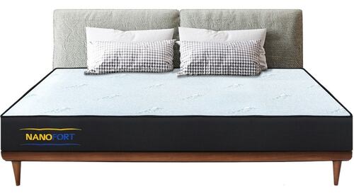 Colchon Memory Foam 3 Capas Ortopedico King Size Nanofort
