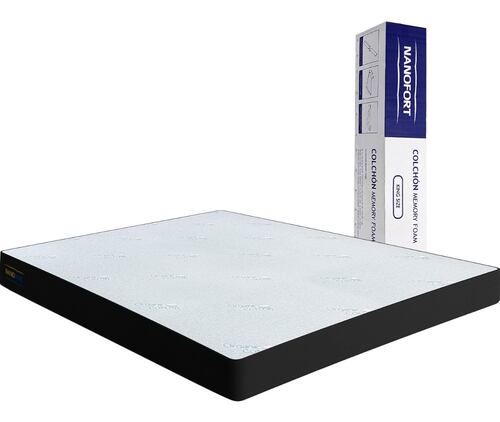 Colchon Memory Foam 3 Capas Ortopedico King Size Nanofort