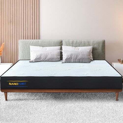 Colchon Memory Foam 3 Capas Ortopedico King Size Nanofort
