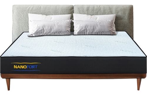 Colchon Memory Foam 3 Capas Ortopedico Matrimonial Nanofort
