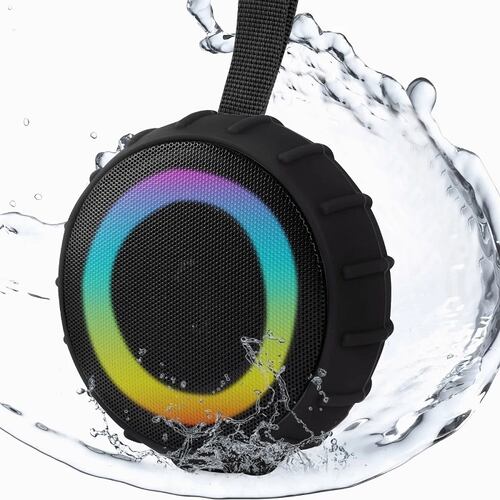 Altavoz Bluetooth Portátil Y Resistente Agua Negro