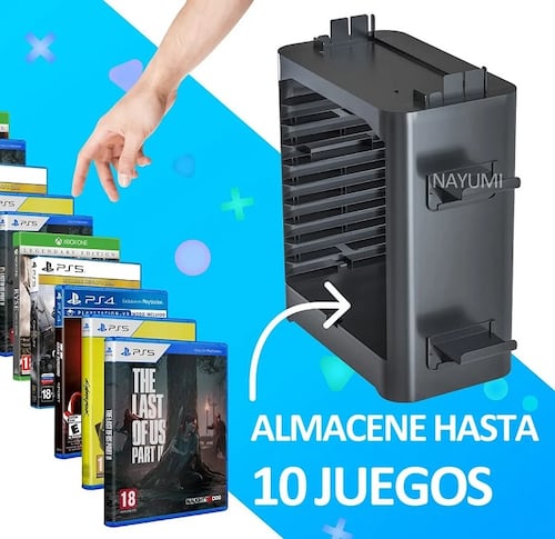 Soporte Base Organizador Para Consola Cd Disco Nintendo Switch