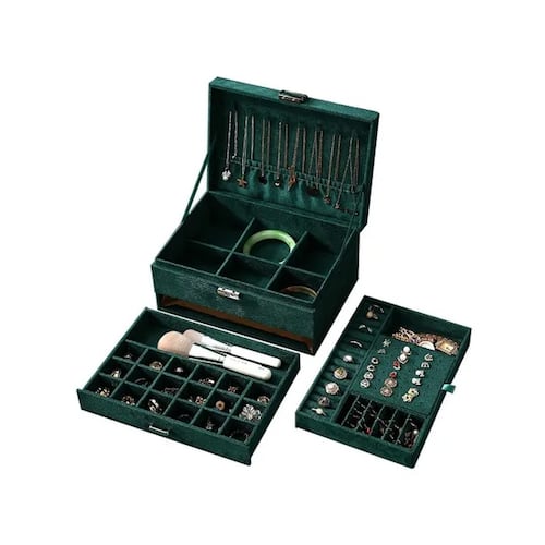 Estuche Caja Joyería Retro Multifuncional Grand Capacidad