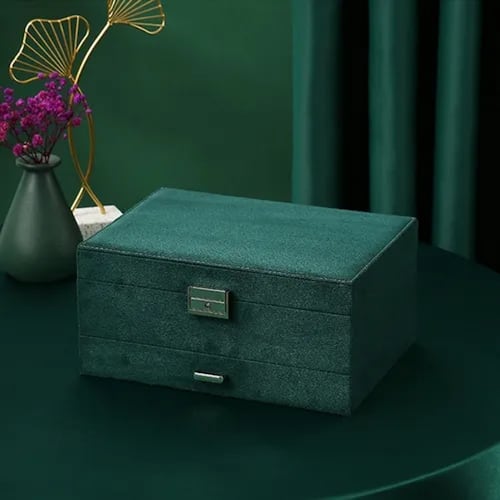 Estuche Caja Joyería Retro Multifuncional Grand Capacidad