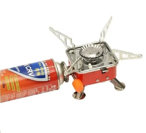 Mini Estufa De Camping Plegable Portátil De Acero Inoxidable