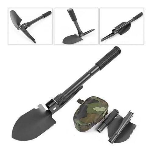 Pala De Acero Portátil Plegable Multifuncional