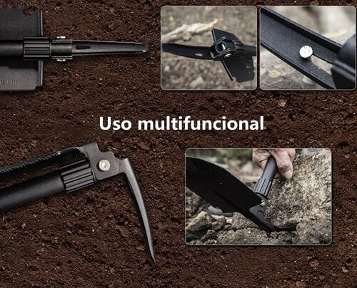 Pala De Acero Portátil Plegable Multifuncional