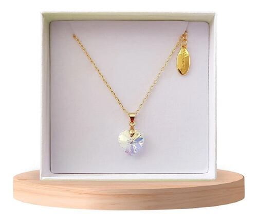 Collar De Corazón Cristal Swarovski