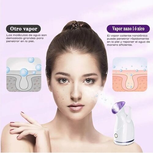 Vaporizador Facial Nano Iónico Hidratante  
