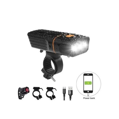 Lámpara Led T6 Recargable 1000 Lm Impermeable Para Bicicleta