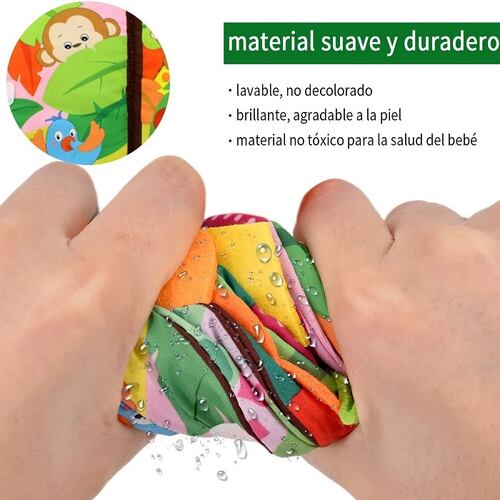 Libro De Tela Impermeable Para Bebé 