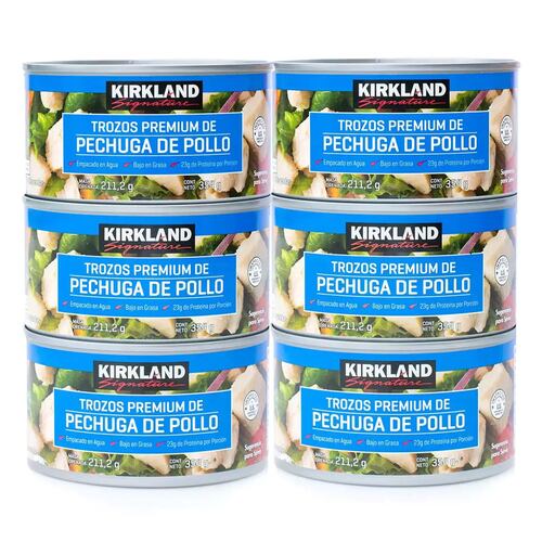  Pechuga De Pollo 6 Latas De 354g Kirkland