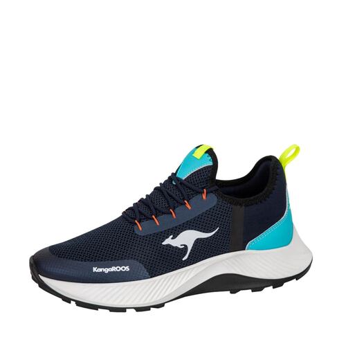 Tenis casual urbanos choclo marca Kangaroos, color azul, para hombre, mod. 1037828