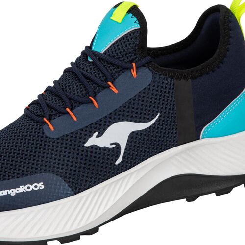 Tenis casual urbanos choclo marca Kangaroos, color azul, para hombre, mod. 1037828