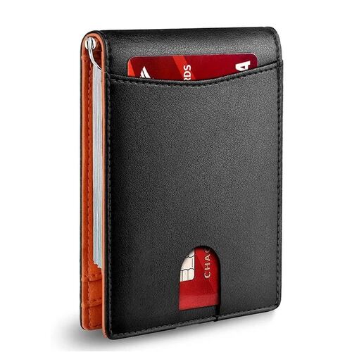 Cartera Minimalista Para Hombre Con Protección Rfid.