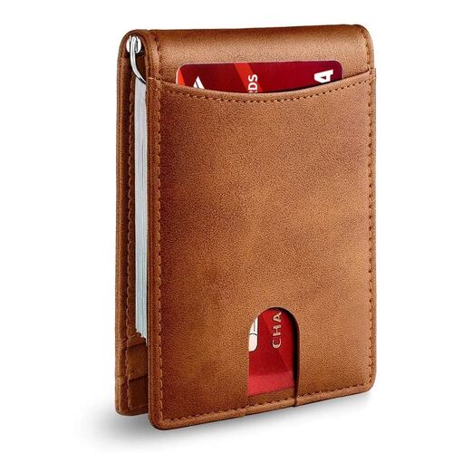 Cartera Minimalista Para Hombre Con Protección Rfid.