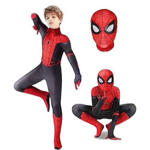 Disfraz Spiderman Heroes Expedition Hombre Araña Niños Cosplay Ropa.