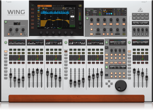 Mezcladora Digital Hasta 48 Canales Pantalla Táctil Behringer Wing.