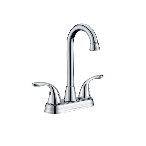 Mezcladora Cromada Para Lavabo Ahorradora de Agua, Fabricada en Acero Inoxidable, Zinc y Latón