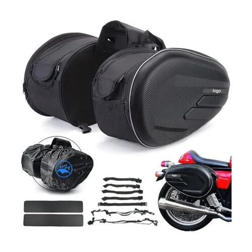 Alforjas Maletas Laterales Motocicleta Universal Impermeable.