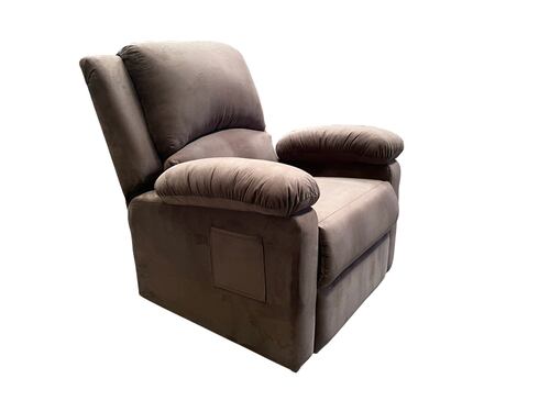 RECLINABLE BOLTON CHOCOLATE ESPACIO MUEBLES  (ENTREGA UNICAMENTE EN CDMX Y AREA METROPOLITANA)