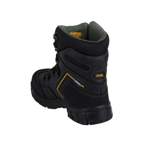 Botas para trabajo industrial marca Jeep, color negro, mod. 155516