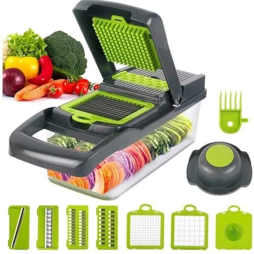 Rallador Cortador Rebanador Picador Manual De Verduras Fruta.