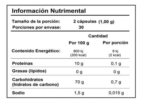 Ajo Negro 60 Cápsula 500mg Raíces Verdes 100% Natural Kosher