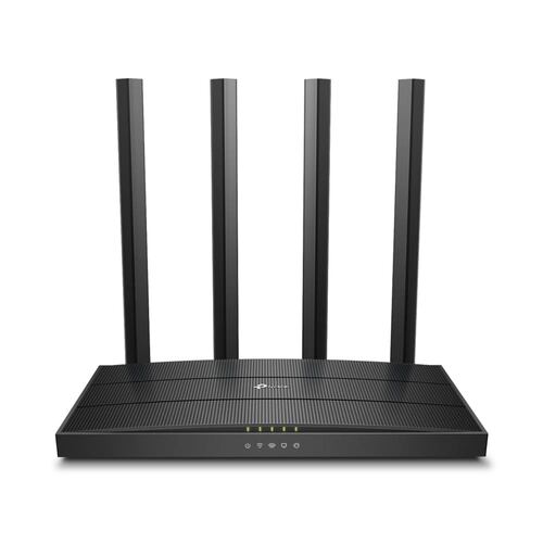 Router Wi-Fi TP-Link Archer C80, AC1900, de doble banda, MU-MIMO, Gigabit, Negro.