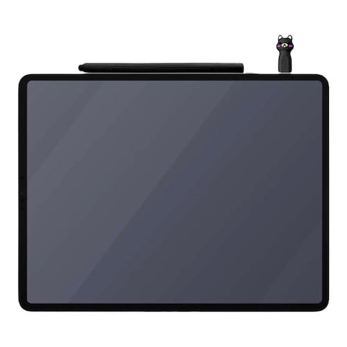 Funda De Silicona Gato compatible con Apple Pencil 2da Generación.
