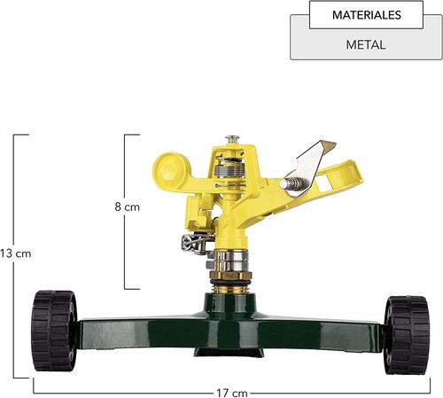 CNX Manguera De Jardín 30 Metros Con Aspersor Metálico De Riego.