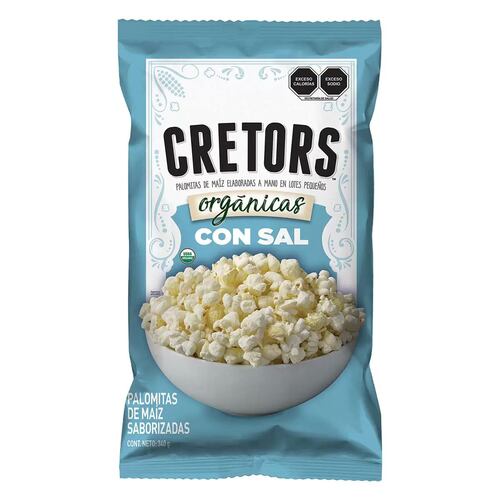 Palomitas Maíz Sal De Mar 340g Orgánicas G.h Cretors