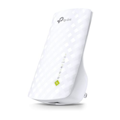 Repetidor Wi-Fi TP-Link RE200, Access Point, AC750, Doble Banda, Blanco.