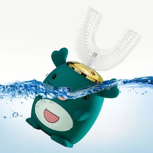 Cepillo Dientes Electrico Sonico Recargable Para Niños Verde