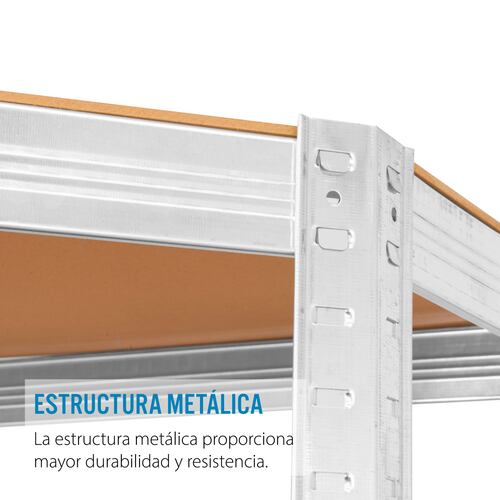Estante Metalico Esquinero Anaquel Organizador de 5 Niveles