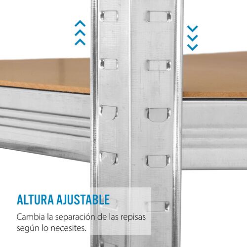 Estante Metalico Esquinero Anaquel Organizador de 5 Niveles